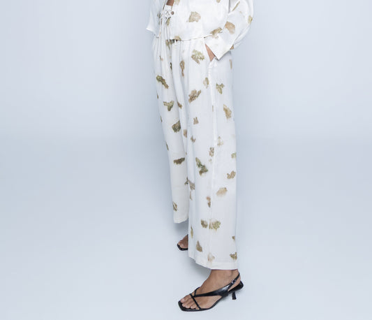 INES PANTS - BRONZE MOSS