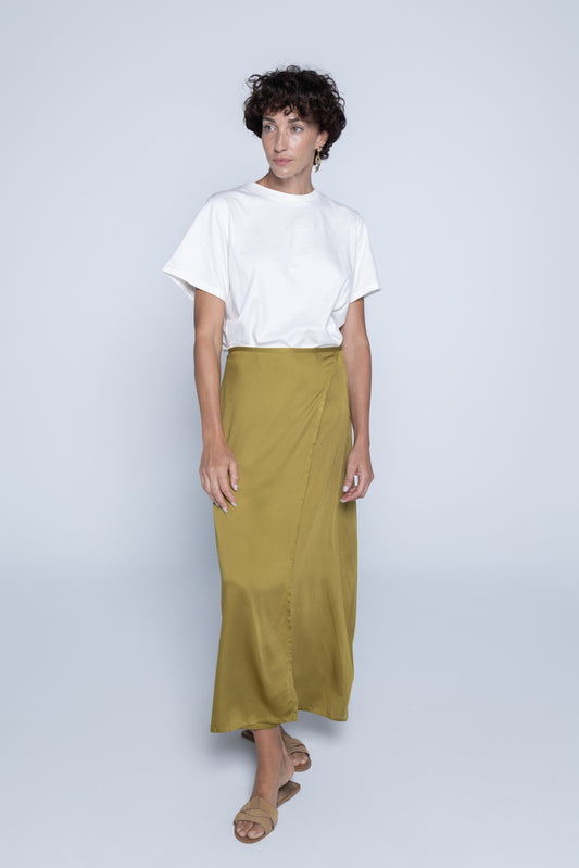 FLOR SKIRT - AVOCADO