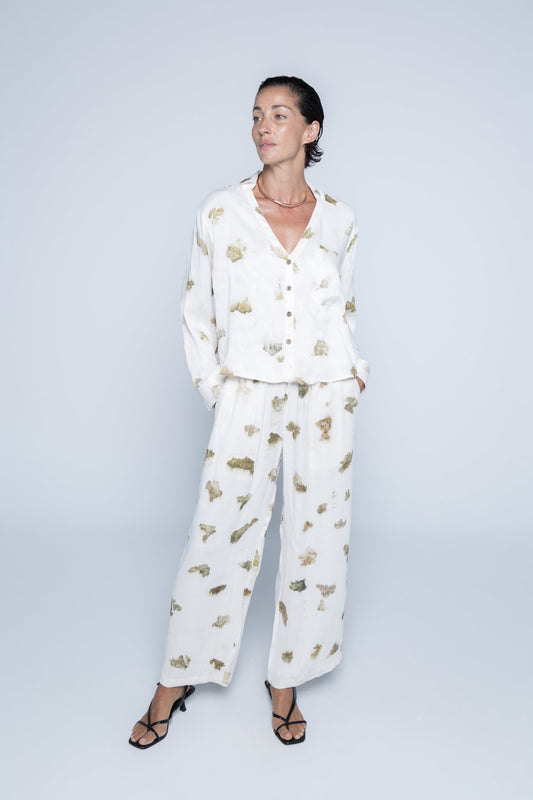 ADELA SHIRT - BRONZE MOSS - Amulen Lemun