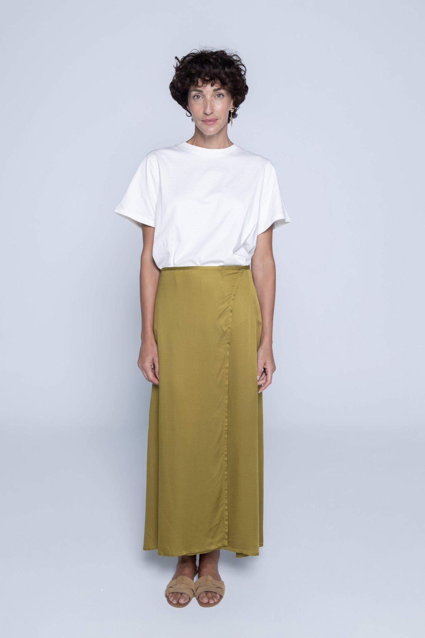 FLOR SKIRT - AVOCADO - Amulen Lemun