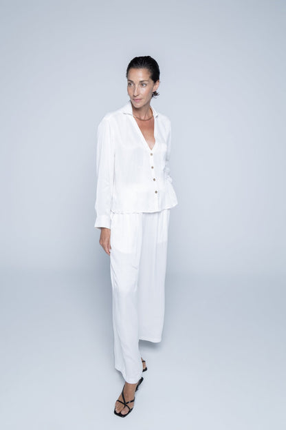 INES PANTS - OFF WHITE - Amulen Lemun